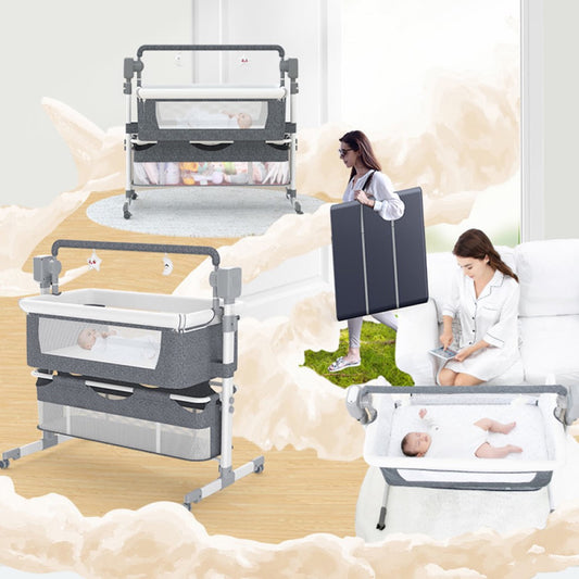 BabyNewborn Bedside Bassinet Automatic Rocking Sleeper