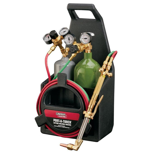 Port-A-Torch Kit with Oxygen and Acetylene Tanks for Cutting Welding and Brazing