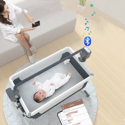 BabyNewborn Bedside Bassinet Automatic Rocking Sleeper