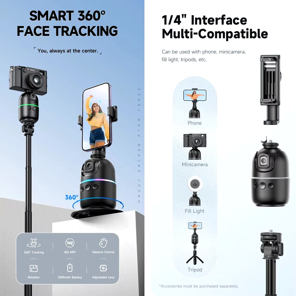 COOL DIER AI 360° Face Tracking Gimbal