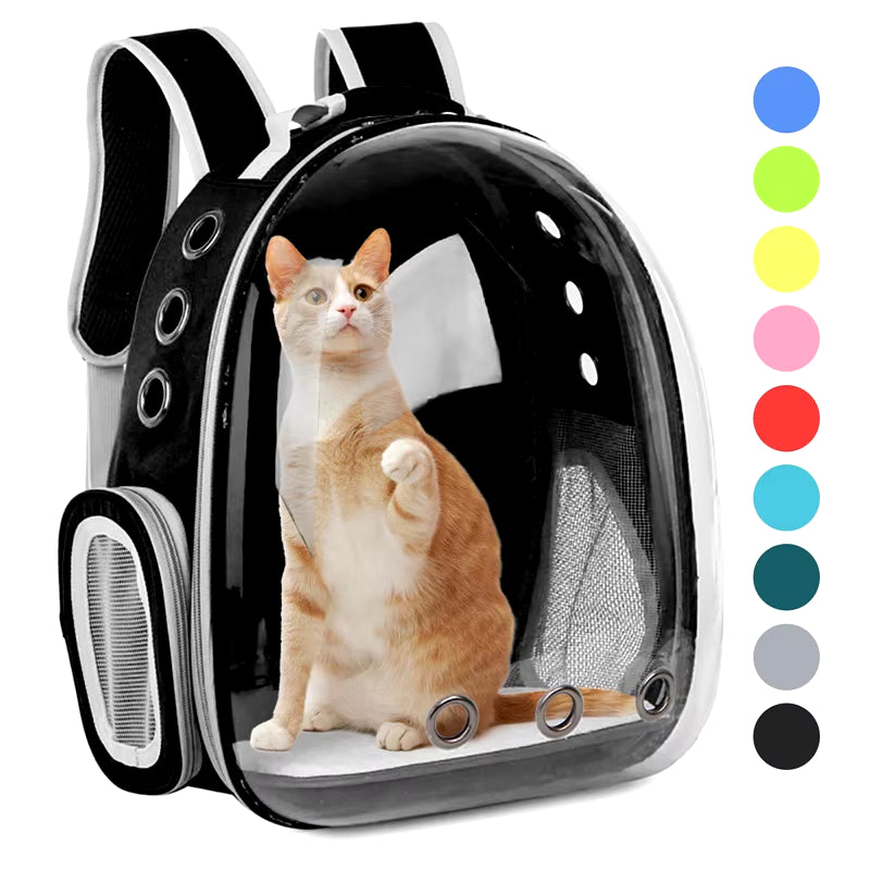 PetPals Transparent Travel Carrier Backpack