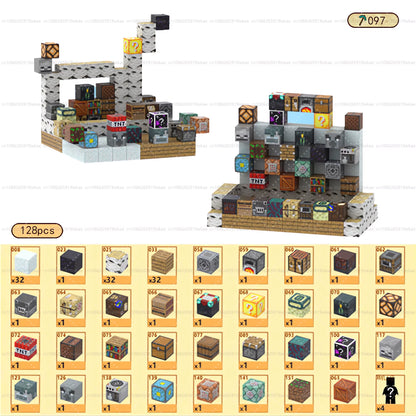 Magnetic Building Blocks Mine World