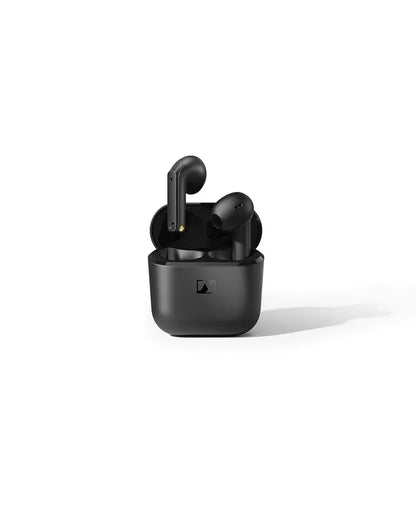 Sennheiser ACCENTUM Open Wireless Earbuds - Open Design, Dynamic Sound and Bluetooth 5.3, IPX4 Splash Resistance, 28-Hour Battery Life - Black