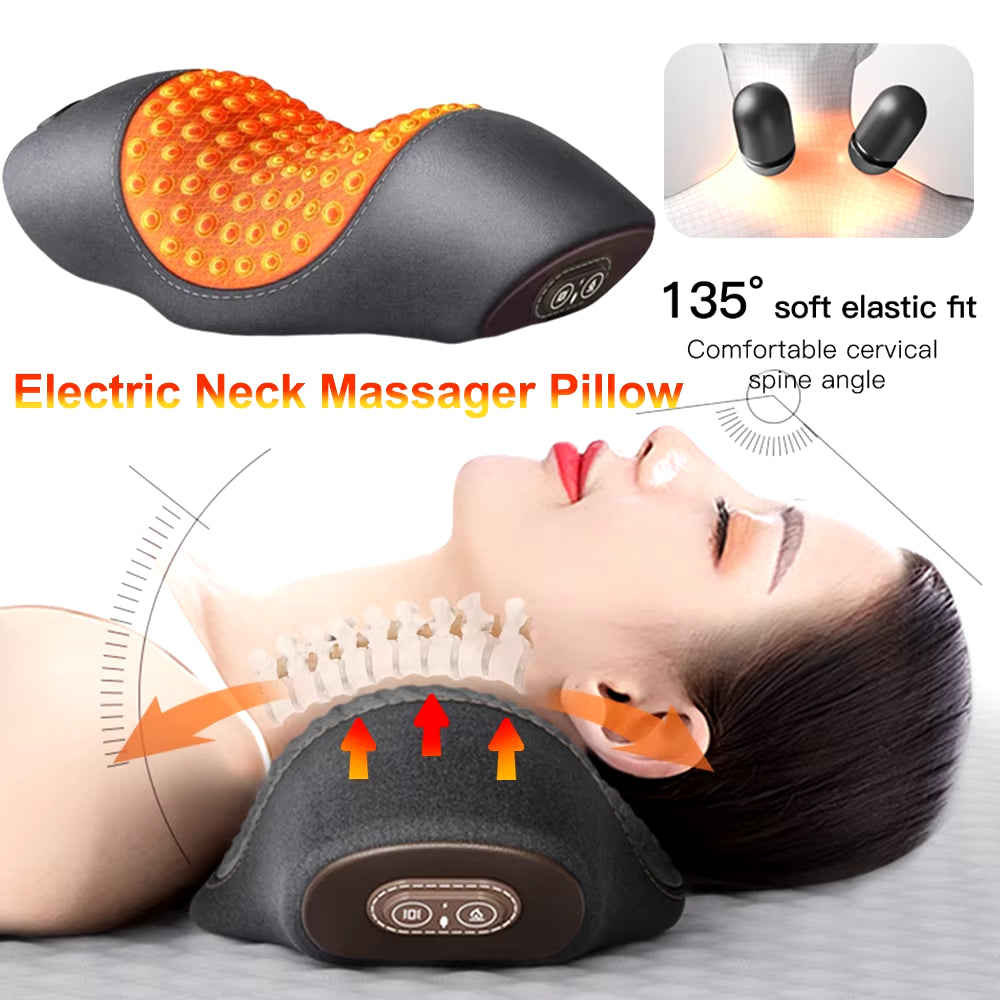 Heated Waist Support Pillow with Massage