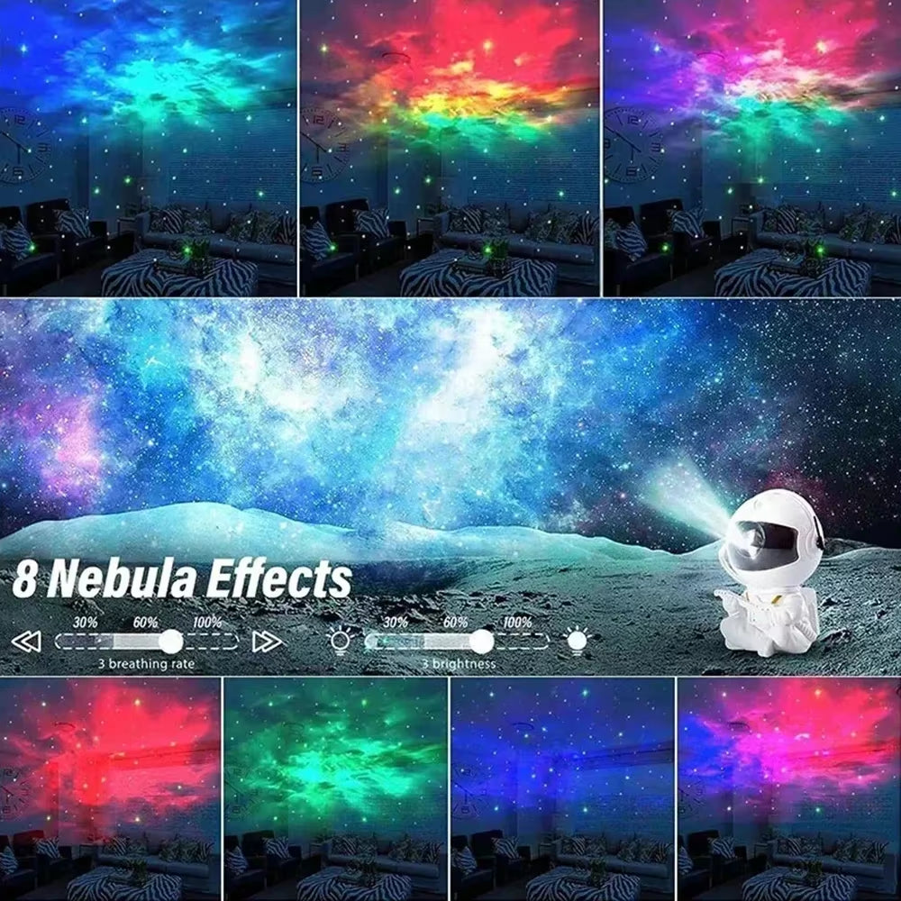 Astronaut Star Galaxy Projector Lamp