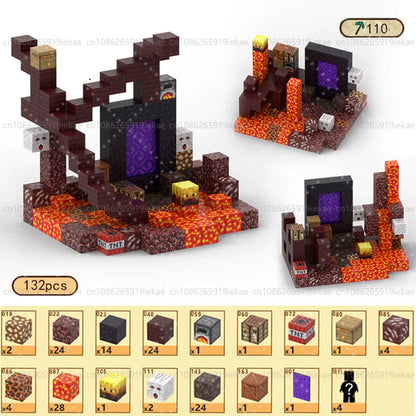 Magnetic Building Blocks Mine World
