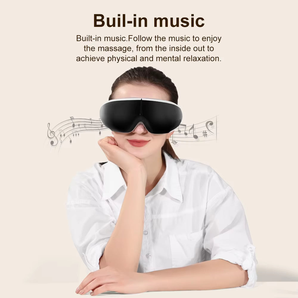 6D Smart Eye Massager with Heat and Music