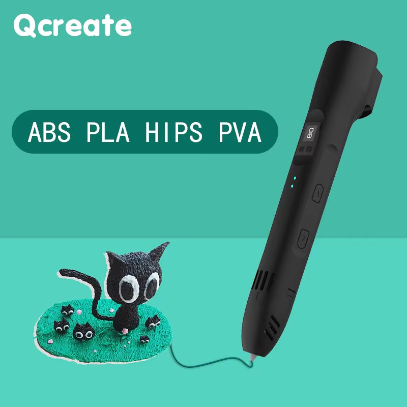 QCREATE Adjustable Temperature 3D Pen