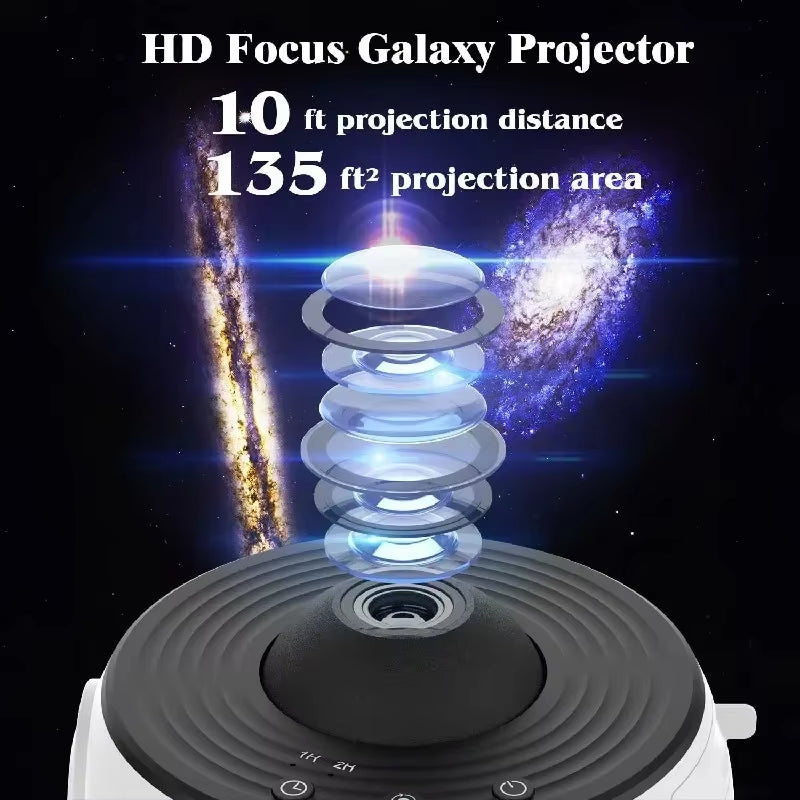 360° Galaxy Starry Sky Projector Night Lamp