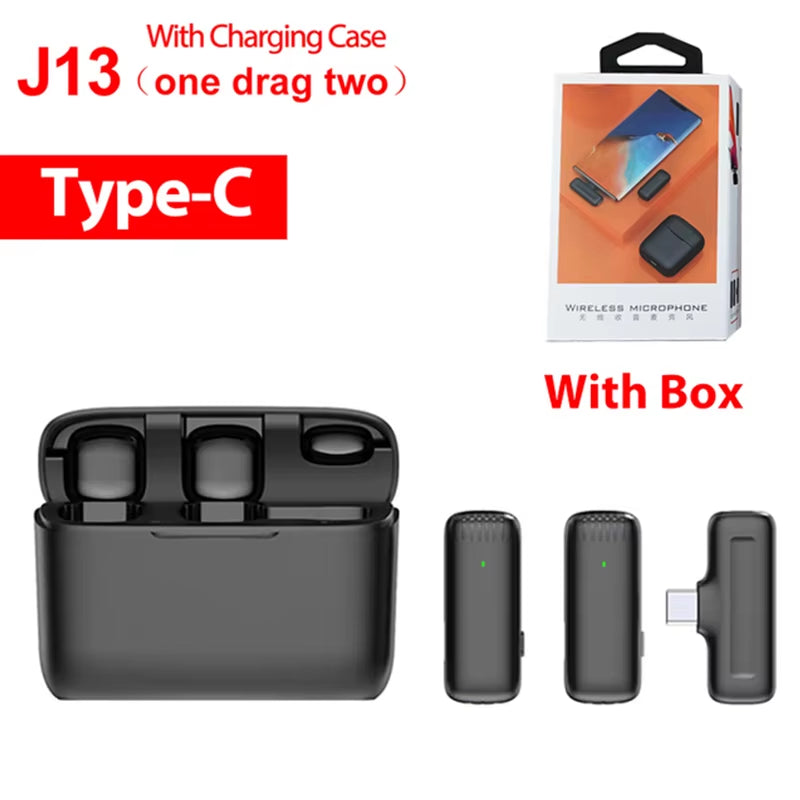 J13 Wireless Microphone with Charging Case