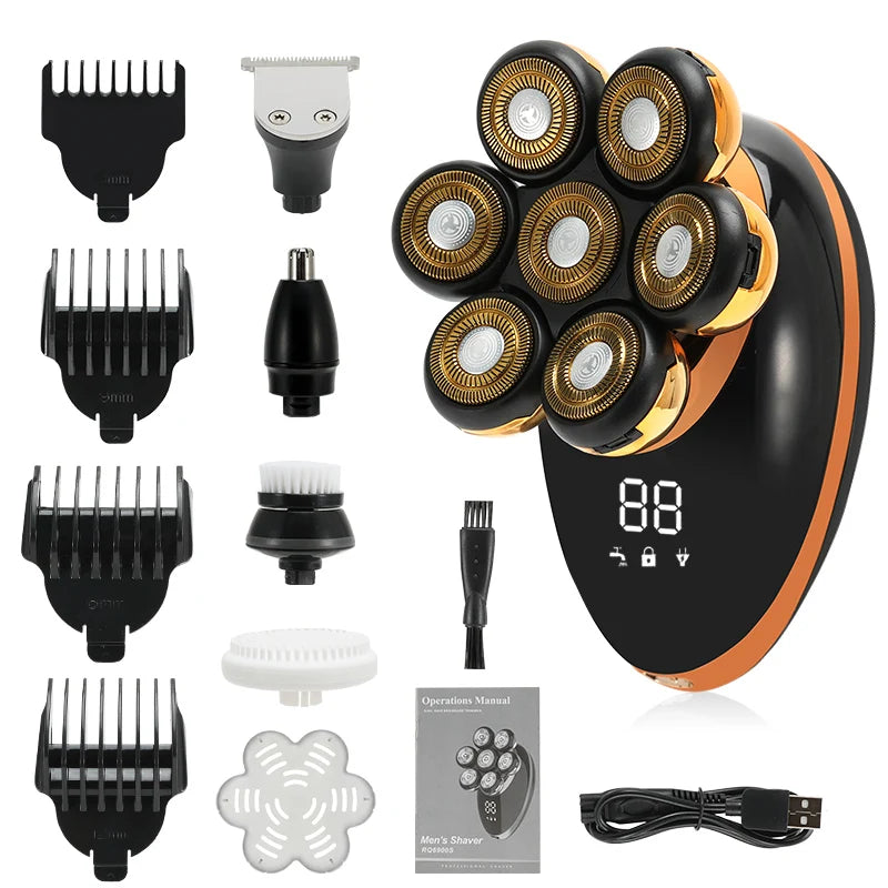 7D Floating Wet-Dry Electric Shaver