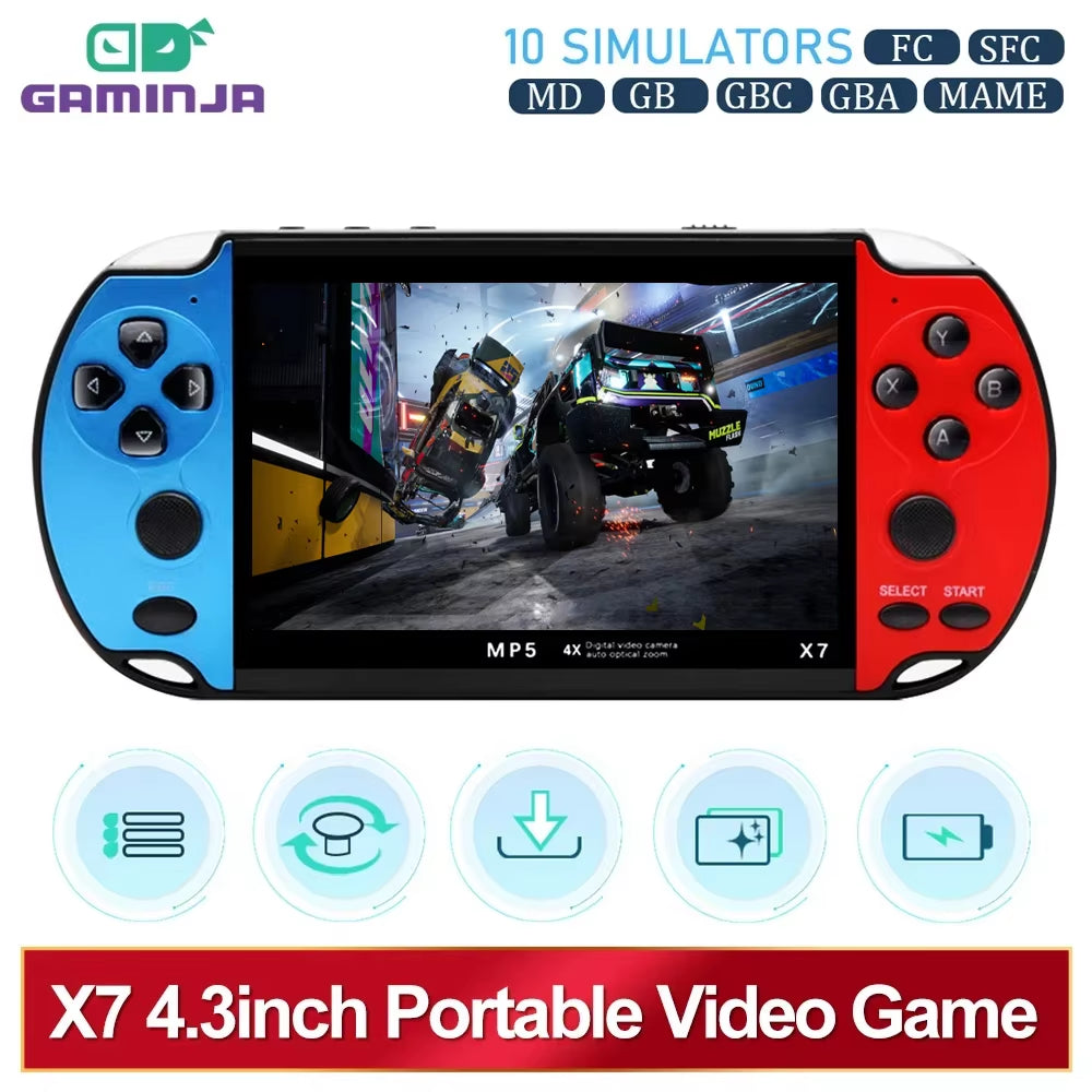 GAMINJA X7 Handheld Game Console