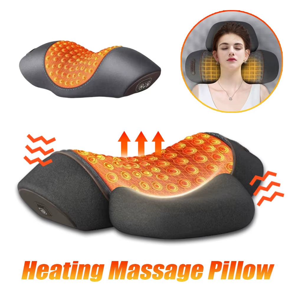 Heated Waist Support Pillow with Massage