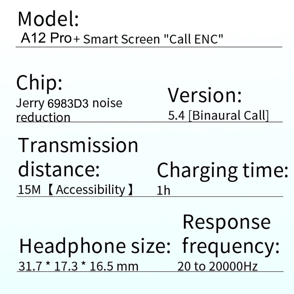 ENC Noise Cancellation Wireless Earphone