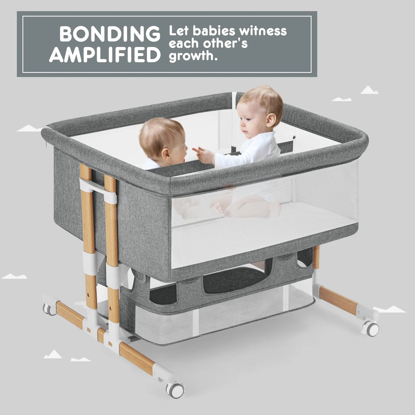 HARPPA Twin Bassinet