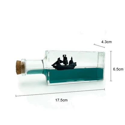 Floating Boat Hourglass Ornament