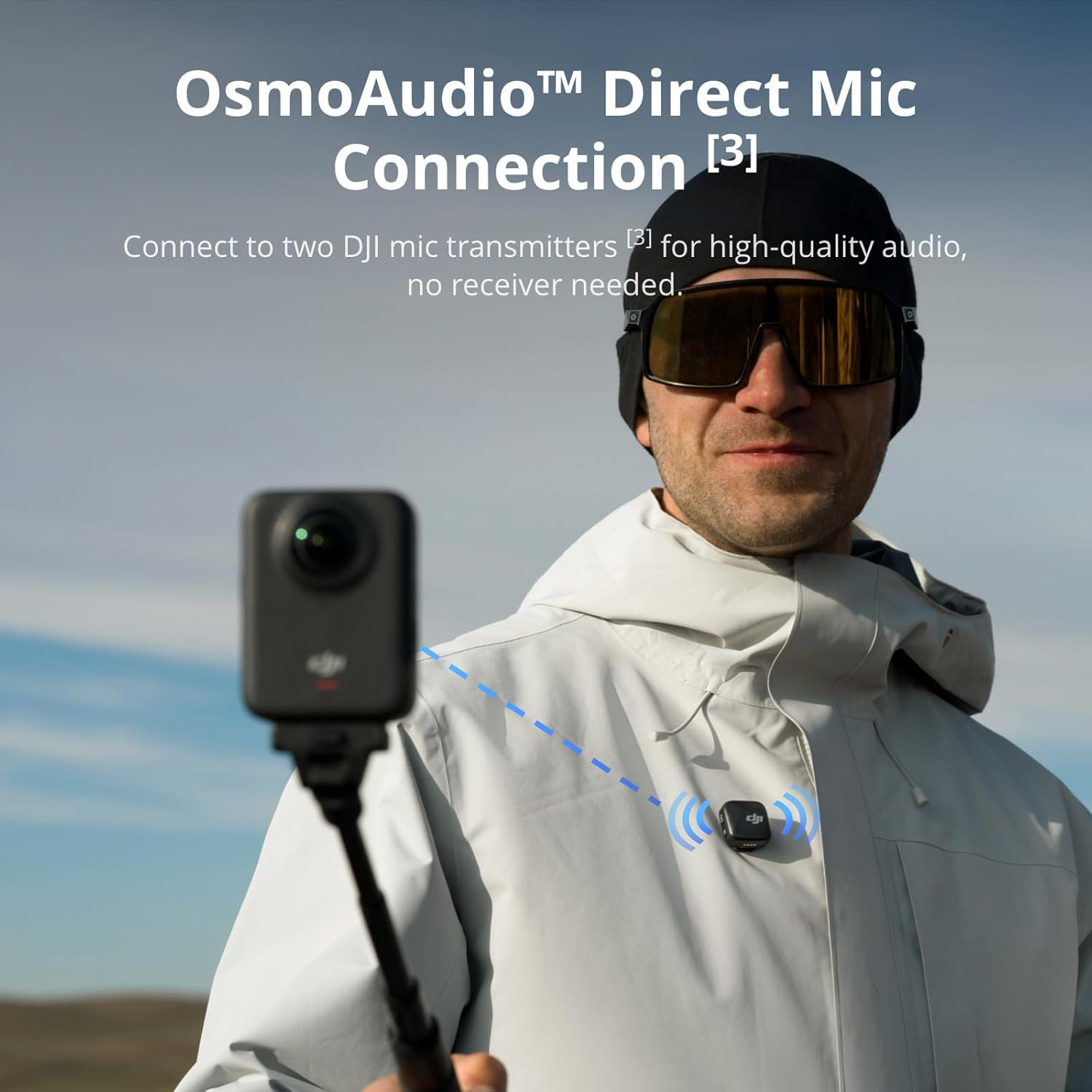 DJI Osmo 360 Camera, Waterproof 360° Action Camera with 1-Inch 360° Imaging, Native 8K 360° Video