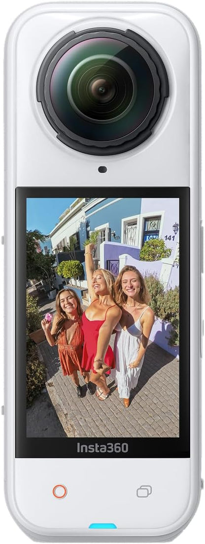 Insta360 X5 - Waterproof 8K 360° Action Camera, Leading Low Light, Invisible Selfie Stick Effect, Rugged and Replaceable Lens, 3-Hour Battery, Built-In Wind Guard, Stabilization, Triple AI Chip Design