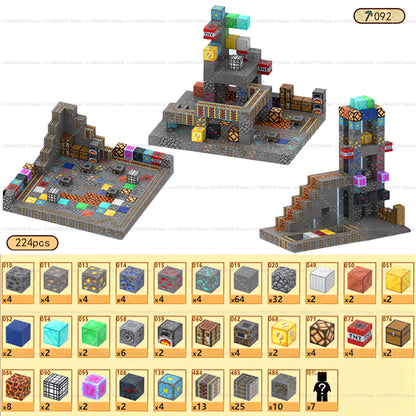 Magnetic Building Blocks Mine World