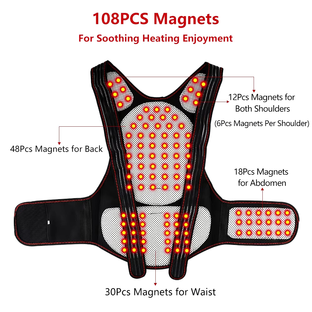 ThermaAlign Magnetic & Light Therapy Support Belt