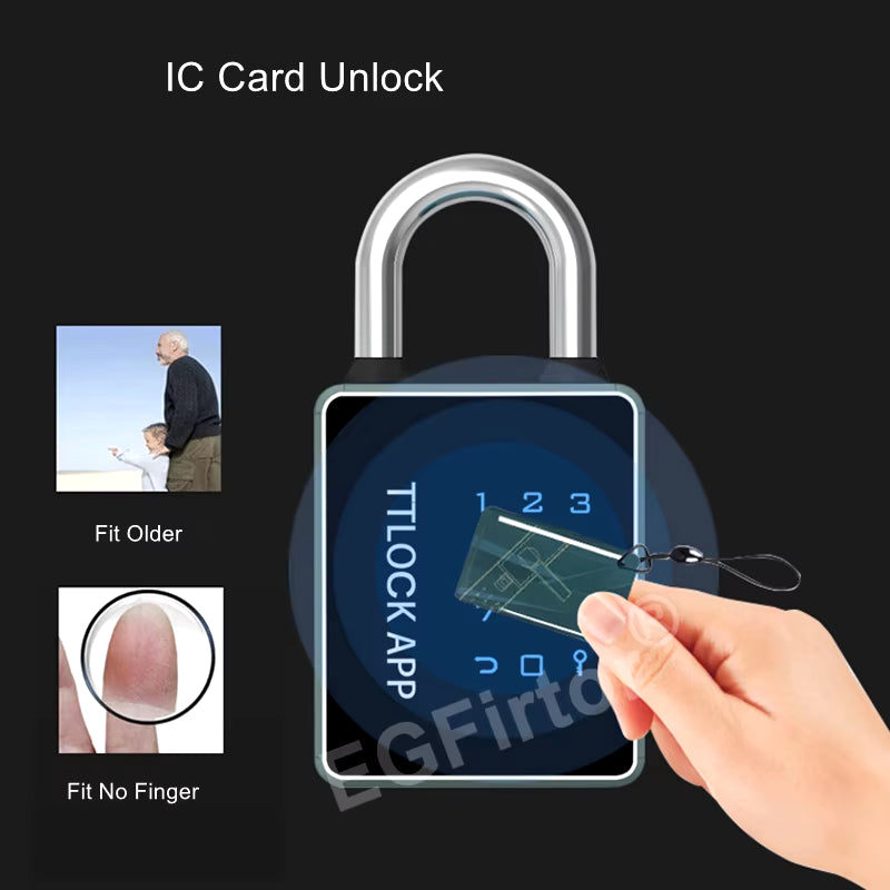 Ttlock Touchscreen Bluetooth Padlock