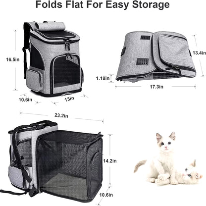 PawPort Expandable Breathable Pet Backpack