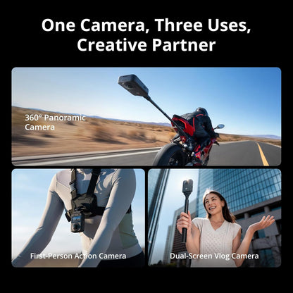 DJI Osmo 360 Camera, Waterproof 360° Action Camera with 1-Inch 360° Imaging, Native 8K 360° Video
