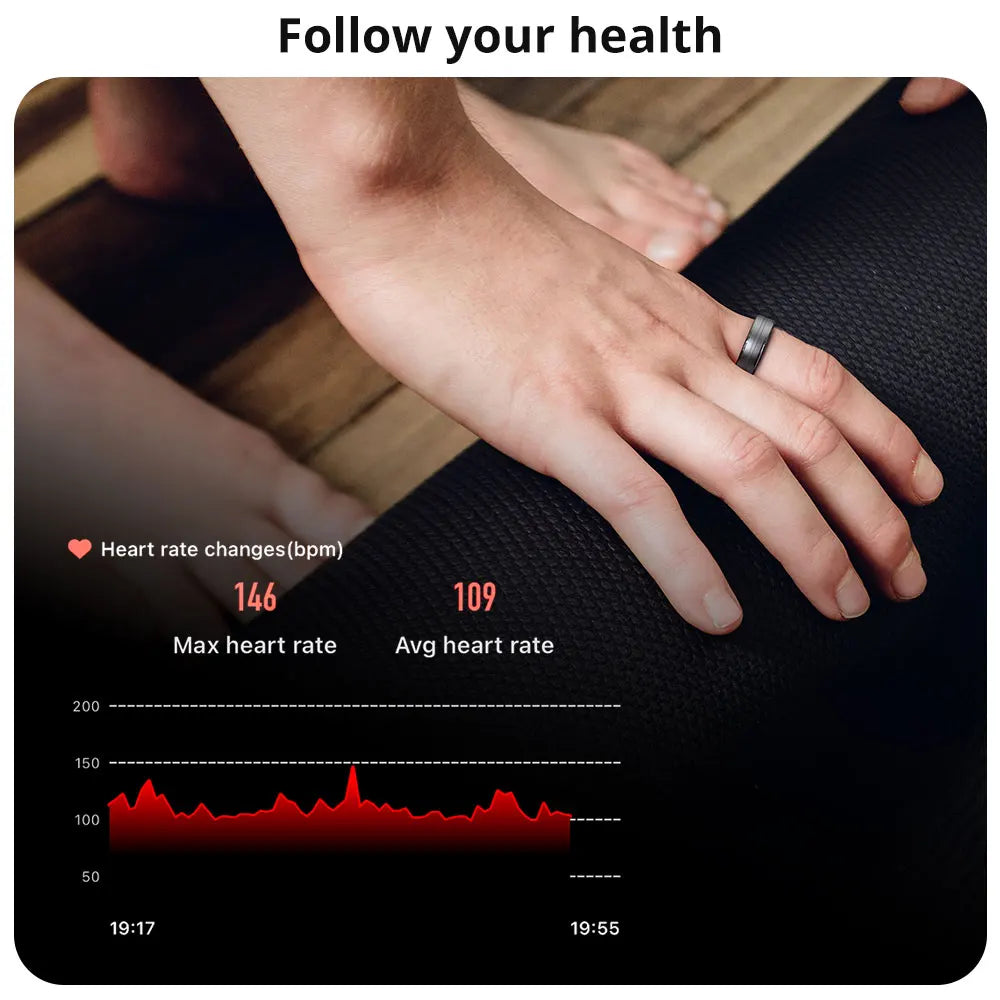 COLMI Smart Ring with Heart Rate Monitor