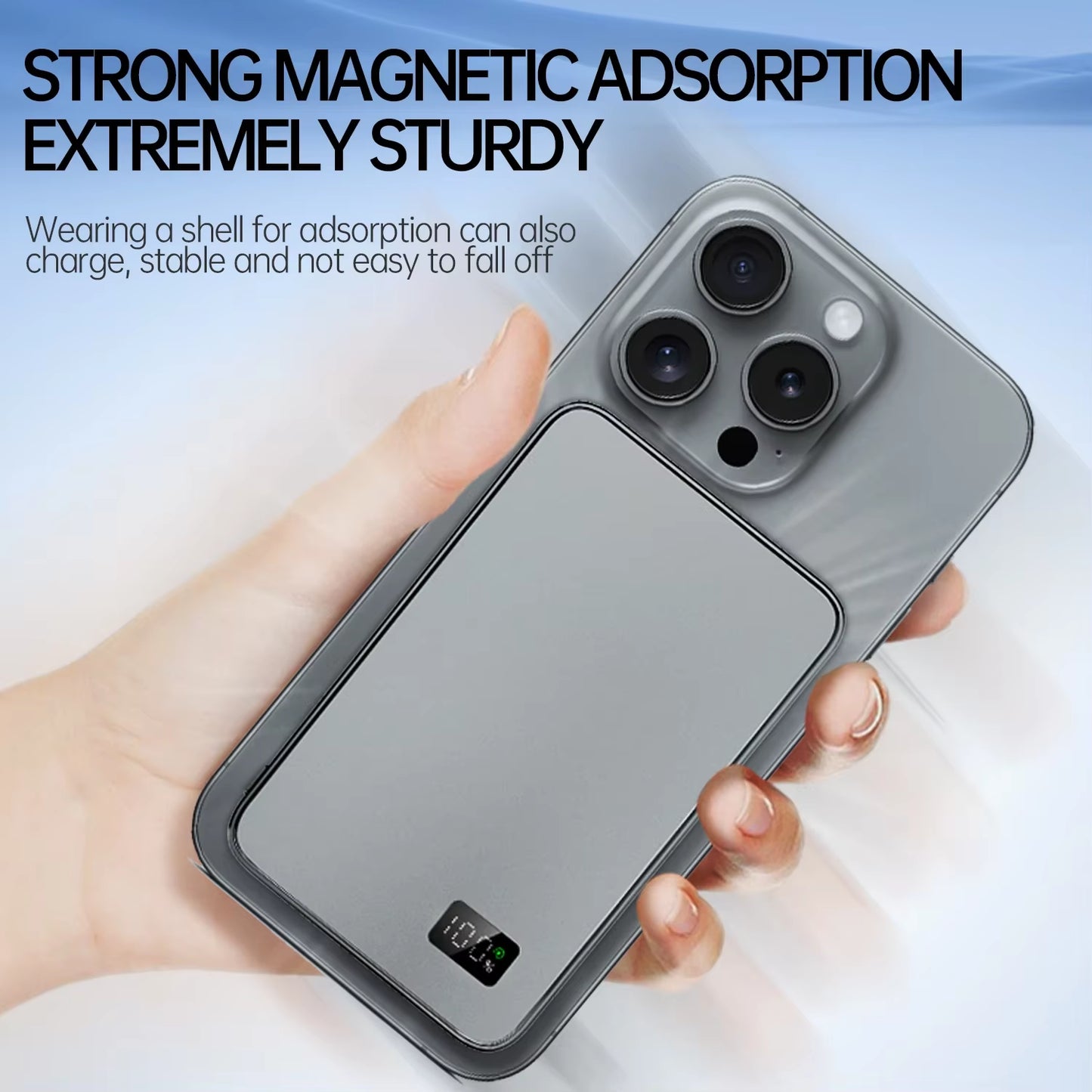 F20 3-in-1 Magnetic Wireless Power for Iphone & Samsung