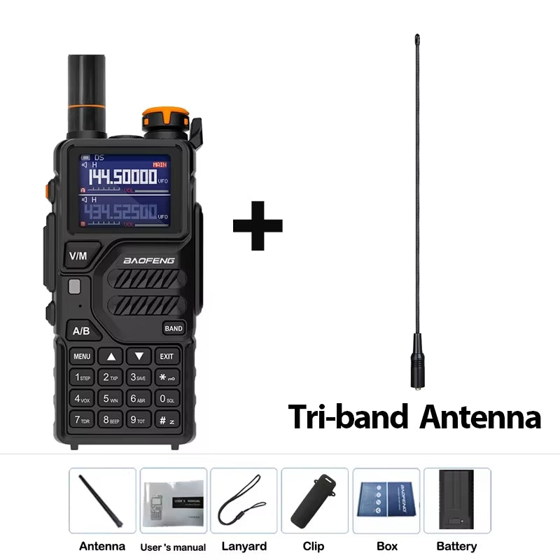 BAOFENG K5PLUS Tri-Band Radio Set