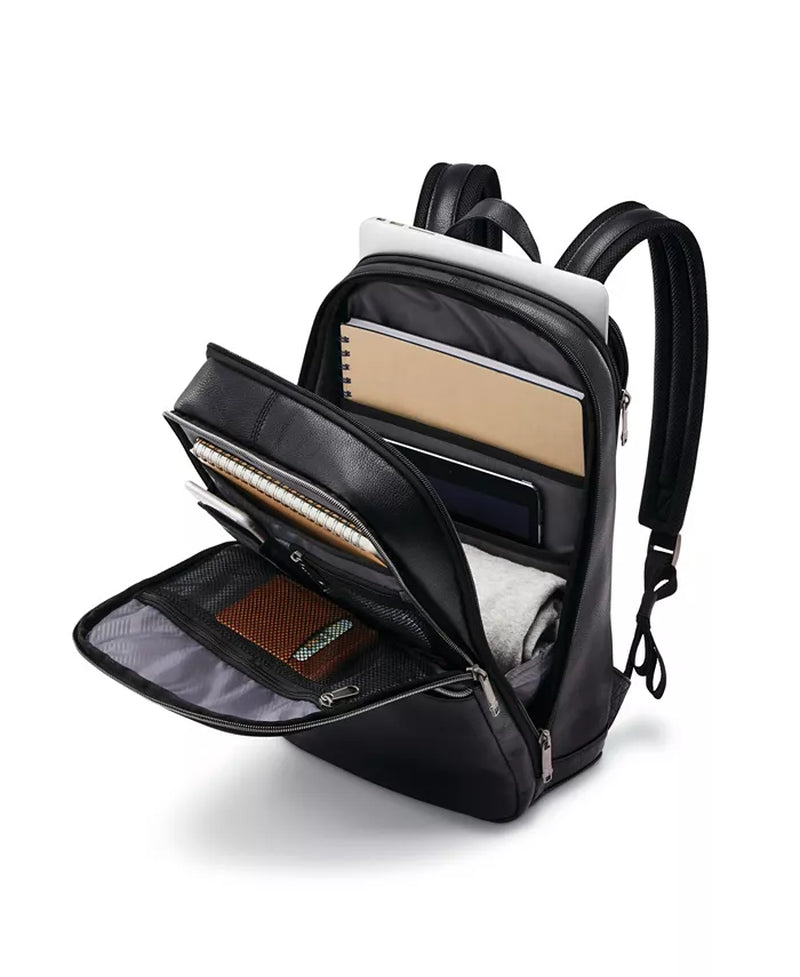 Classic Leather Slim Backpack
