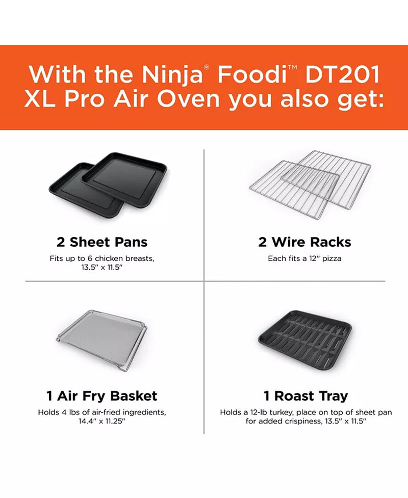 Ninja DT201 Foodi™ 10-in-1 XL Pro Air Fry Oven
