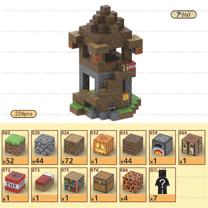 Magnetic Building Blocks Mine World