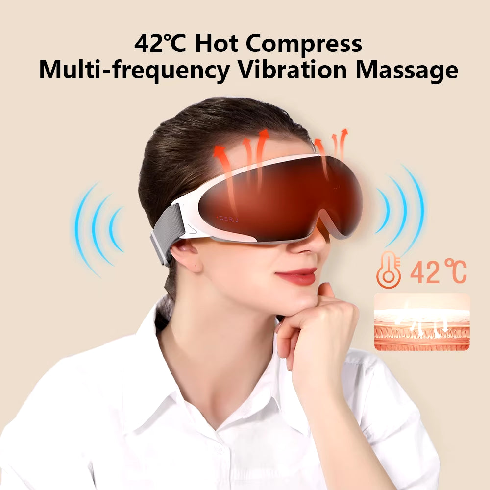 6D Smart Eye Massager with Heat and Music