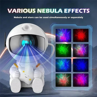 Astronaut Star Galaxy Projector Lamp