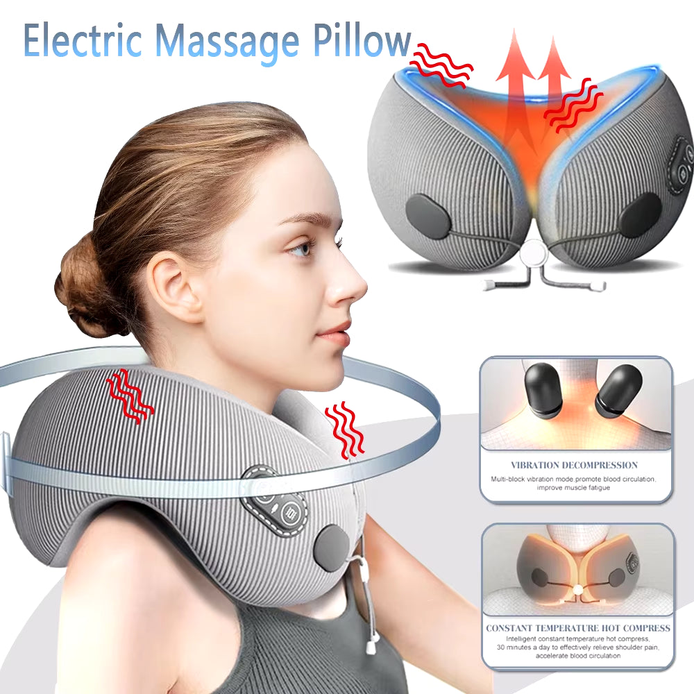 ThermaRelax U-Shaped Electric Neck Massager