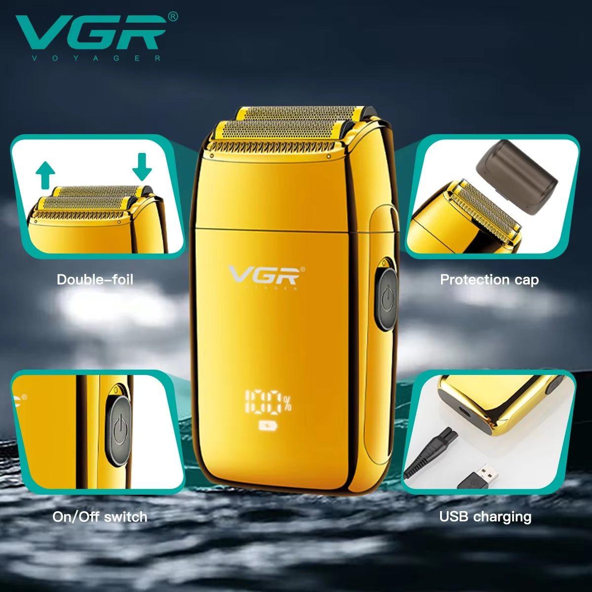 VGR V-399 Professional Beard Trimmer