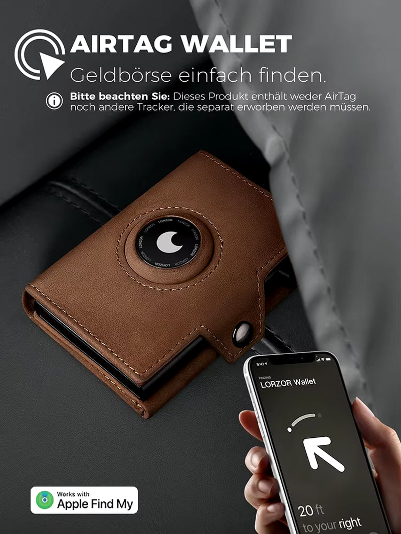 RFID-Blocking Leather Wallet