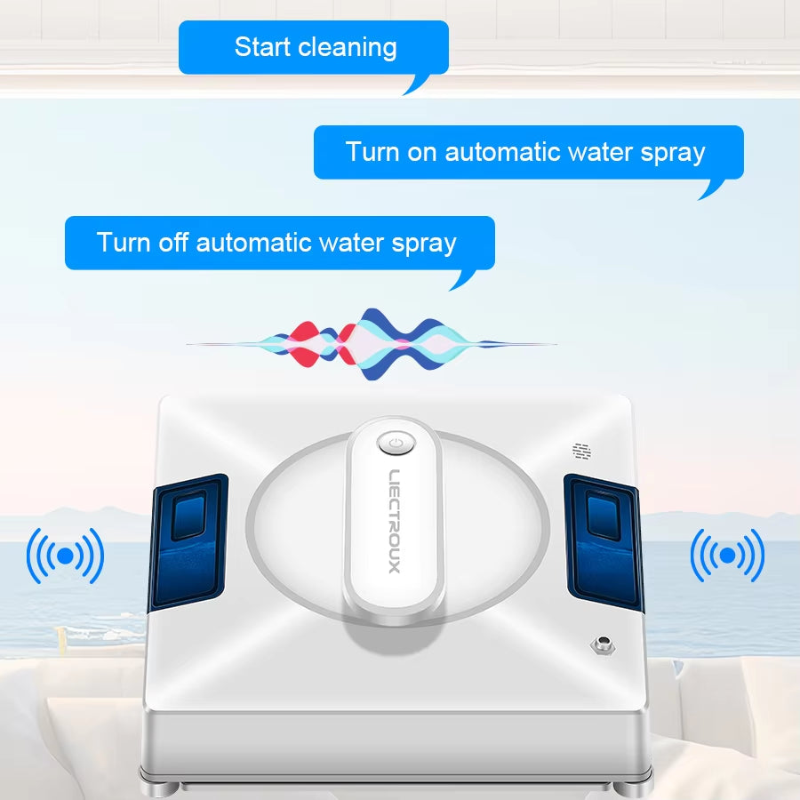 Liectroux YW509 Robot Window Cleaner with Dual Spray