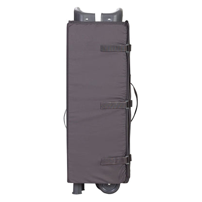 Baby Trend Lil Snooze Deluxe II Nursery Center Playard with Changer and Bassient, Twinkle Twinkle Little Moon, White/Gray