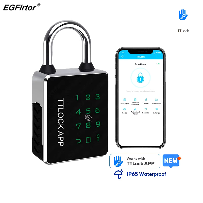 Ttlock Touchscreen Bluetooth Padlock