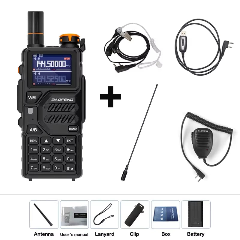 BAOFENG K5PLUS Tri-Band Radio Set