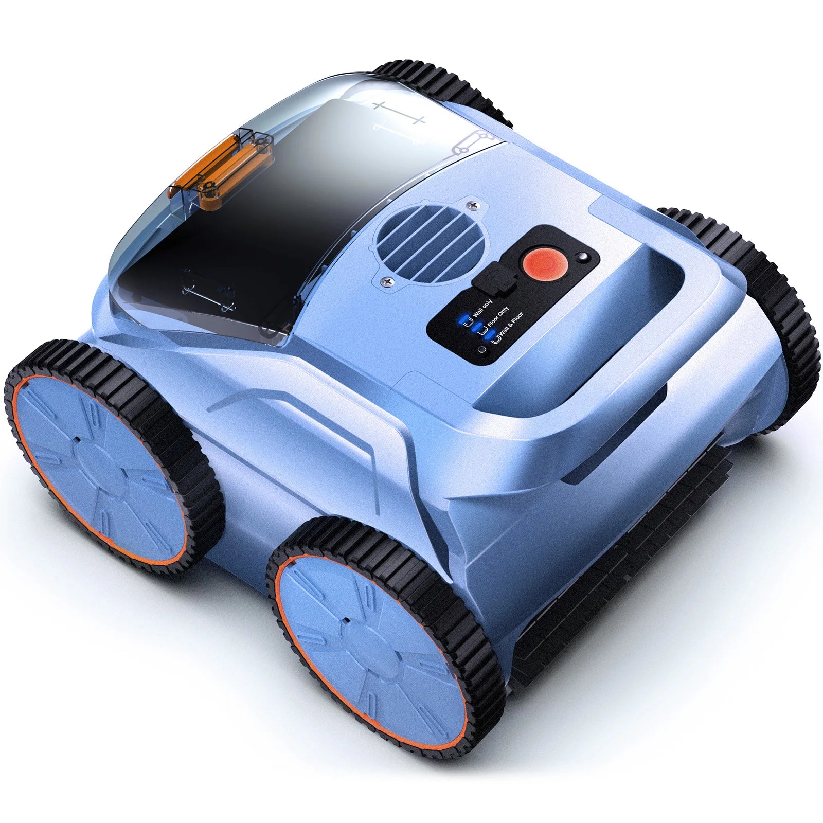 Pool Vacuum up to 180 Mins Run Time, Robotic Pool Cleaner above Ground for Inground Pools up to 2000 Sq.Ft