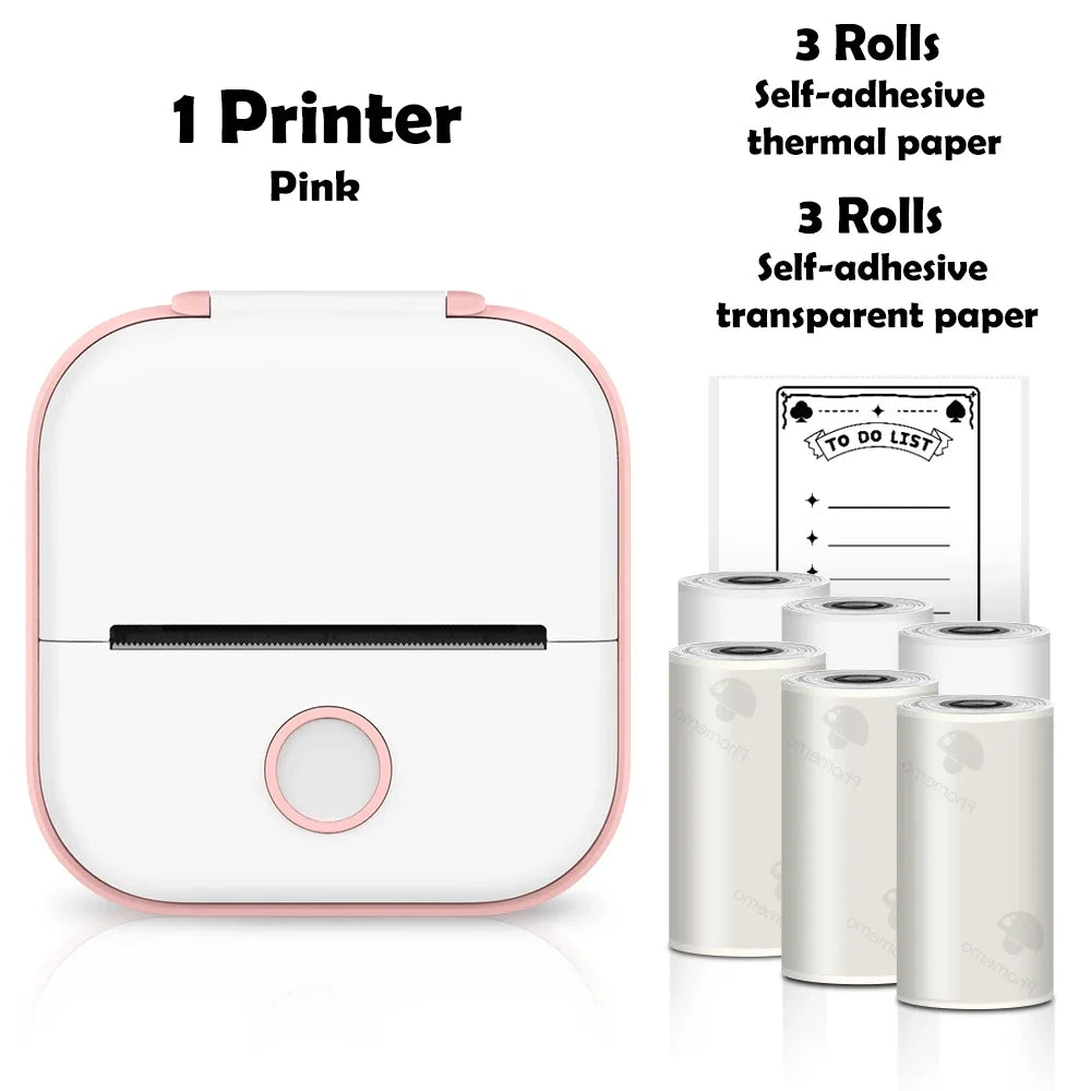 Phomemo T02 Mini Thermal Printer Wireless Mini Pocket Printer