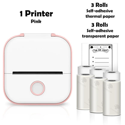 Phomemo T02 Mini Thermal Printer Wireless Mini Pocket Printer