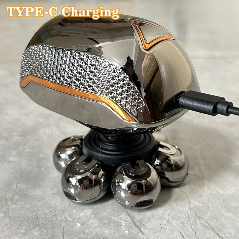 Head Shavers for Bald Men Rotary Electric Razor Cordless Shaver for Men Multifunctional Electric Razors for Bald Men Waterproof