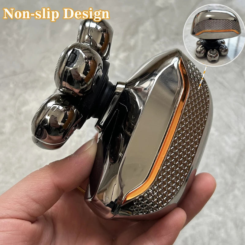 Head Shavers for Bald Men Rotary Electric Razor Cordless Shaver for Men Multifunctional Electric Razors for Bald Men Waterproof