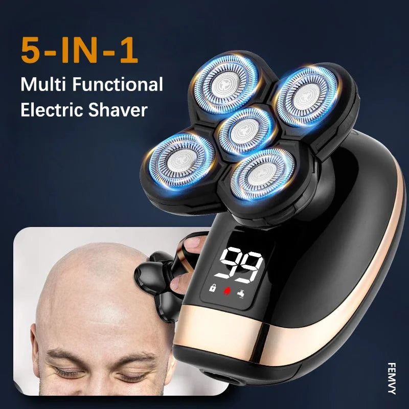 FlexGroom 5 in 1 Electric Razor Electric Shaver Rechargeable Shaving Machine