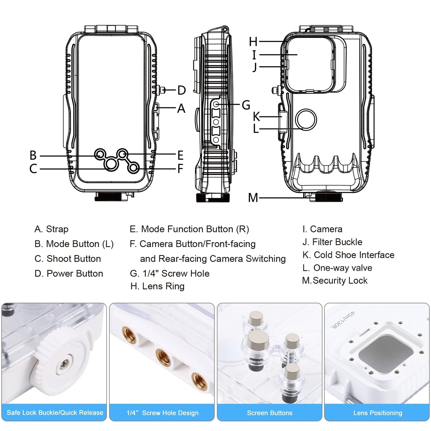 Underwater Diving Case for Iphones