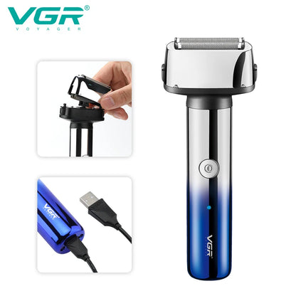 VGR Triple Blade Smart Shaver